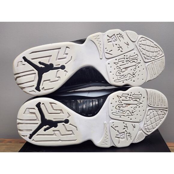 Nike Air Jordan 9 Retro Barons 2014 Men’s Size 11 White Black 302370-106 main image 8